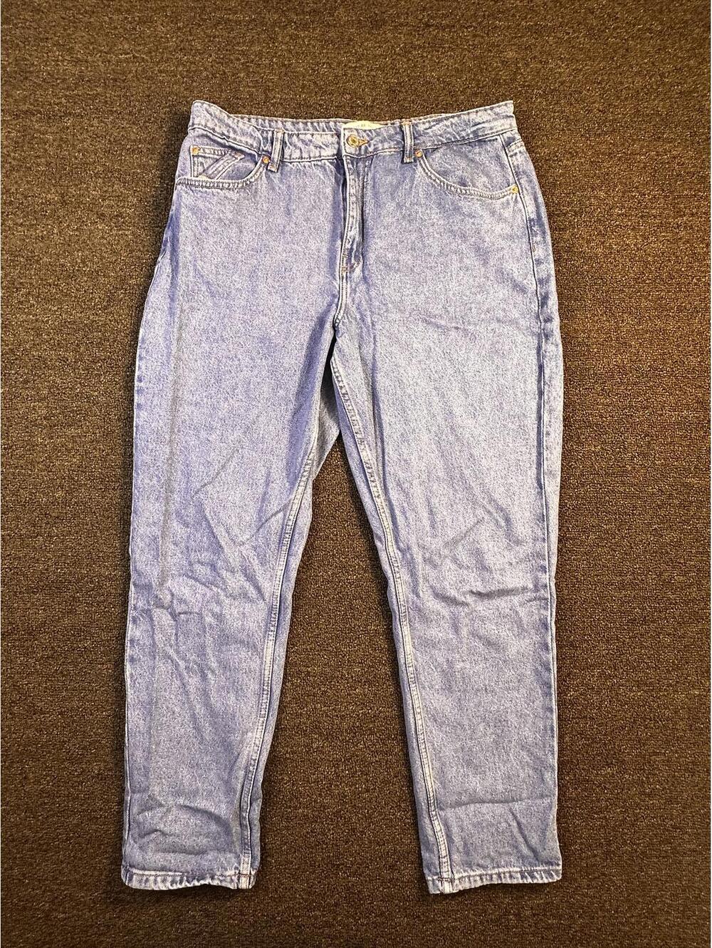 Denim Co. Sz 16 Light Wash High-Waisted Mom Jeans